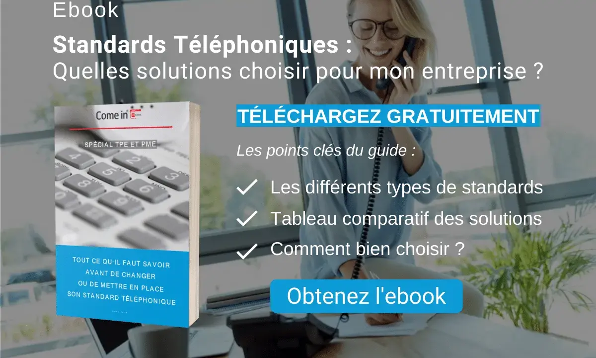 Ebook "Standards Téléphoniques" expliquant la définition et le choix d'une solution pour votre entreprise.