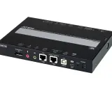 Appareil KVM réseau ATEN CN9950, un switch 4K DisplayPort pour accès local/distant. Il permet de gérer plusieurs ordinateurs via un seul poste.