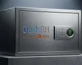 Coffre fort numérique DeskRH, solution pour l'obligation employeur. Sécurisé par empreinte digitale et clavier numérique.