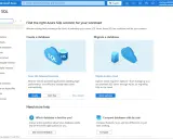 Tableau de bord Azure SQL. Créez ou migrez des bases de données SQL vers le cloud.