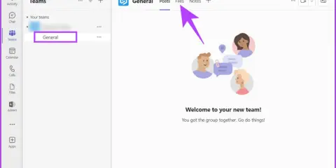 Dans Teams, l'onglet "Fichiers" montre où sont stockées les conversations et documents.
