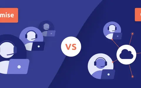 Comparaison visuelle entre une solution on-premise, avec des agents isolés, et une solution cloud, connectant les agents à un serveur central.