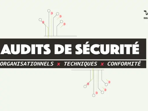 Vaadata propose des audits organisationnels, techniques et de conformité pour une sécurité informatique renforcée.
