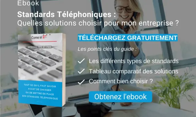 Ebook "Standards Téléphoniques" expliquant la définition et le choix d'une solution pour votre entreprise.