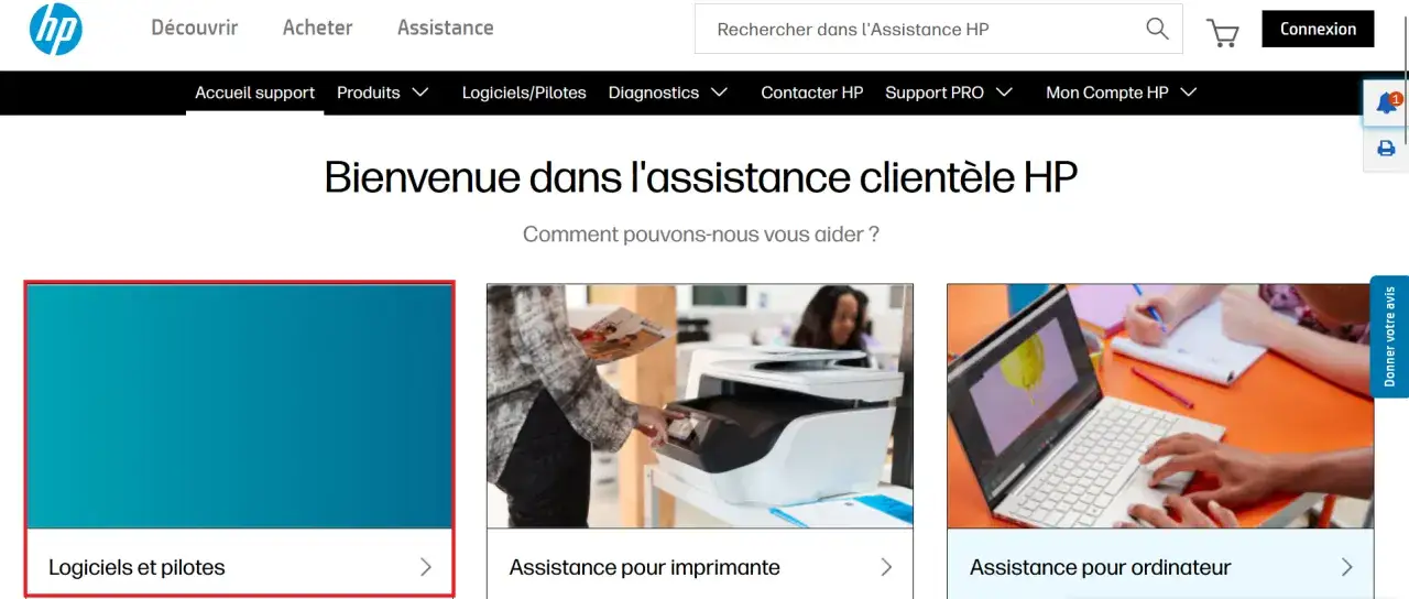 Page d'assistance HP : trouvez ici ce qu'est la hp documentation pour vos logiciels et pilotes, imprimantes et ordinateurs.