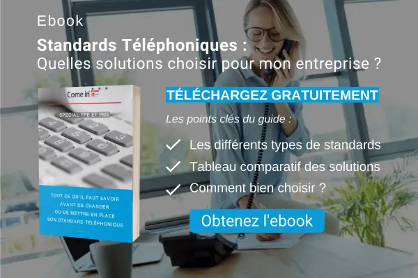 Ebook "Standards Téléphoniques" expliquant la définition et le choix d'une solution pour votre entreprise.